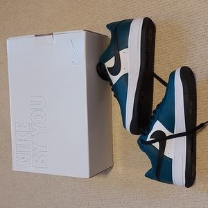 Custom Forest Green Nike Air Force 1s AF1 6.5W